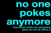 no one pokes - Innovation Credit Union - Personal one pokes anymore how social media has changed & what you can do about it the pope’s inauguration the ... BLUE OCEAN STRATEGY How