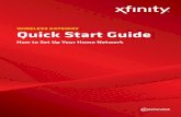 WIRELESS GATEWAY Quick Start Guide - Xfinity · Wireless Gateway Quick Start Guide Step 3. Secure Your Wireless Gateway Admin Tool 1. Open a web browser from a device connected to