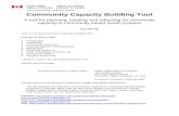 Community Capacity Building Tool - Public Health … · Web viewA tool for planning, building and reflecting on community capacity in community based health projects Contents How