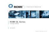 ROMI GL Series - M.Koskela Oy | Machine Tools … GL info.pdfSEV-MF DUPLOMATIC turret (T type) with Romi disk. The turning centers ROMI GL 240M e ROMI GL 280M are equipped with turrets