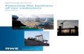 Powering the business of our customers - RWE Group - …€¦ ·  · 2017-10-19Powering the business of our customers 06 ... • Grid connection advisory • Project management services