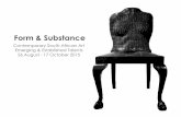 Form & Substance - withtankmedia.withtank.com/be98fba865/form_and_substance_catalogue.pdf · Form & Substance Contemporary South African Art ... Edition /7 2013. ... Roos is a third