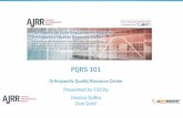 PQRS 101 - American Joint Replacement Registry Reporting Compliance for Individual Providers and GPRO ... Knee injury and Osteoarthritis ... PowerPoint Presentation