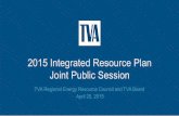 2015 Integrated Resource Plan Joint Public Session Content/About TVA/Our... · 2015 Integrated Resource Plan Joint Public Session TVA ... 3 -GrowthEconomy ... • Len Peters, ...