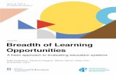 February 2018 Breadth of Learning Opportunities · February 2018 Breadth of Learning Opportunities Kate Anderson, Seamus Hegarty, Martin Henry, Helyn Kim, and Esther Care A fresh