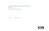 DevTest Solutions - 9.1 Administering - CA Technologies · TIBCO File Requirements ... TIBCO EMS Messaging or TIBCO Direct JMS ... DevTest Solutions Usage Audit Report ...