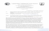 United States Department of the Interior No. 02ENNM00-2016-F-0131 3 Effects of headworks replacement on fish impingement 74 Effects of water diversion into main canal and fish entrainment