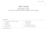 en User Guide - Elcometer · User Guide Elcometer 1001 ... (EN 60079-14 within Europe). ... to conform to the IEC standard 60079-14-initial inspection. 3 ACTIVATION