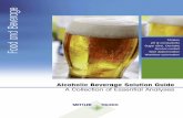 Food and Beverage - METTLER TOLEDO · Alcoholic Beverage Solution Guide A Collection of Essential Analyses Food and Beverage Titration pH & conductivity Sugar (Brix, …