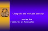 Computer and Network Security - uCozramzi.ucoz.com/NetworkSecurity/lecture1.pdf · “Security” Most of computer science is concerned with achieving desired behavior Security is