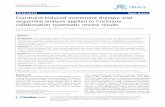 Constraint-induced movement therapy: trial sequential ... · RESEARCH Open Access Constraint-induced movement therapy: trial sequential analysis applied to Cochrane collaboration