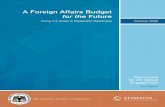 A Foreign Affairs Budget - Home - The American Academy …€¦ ·  · 2017-05-16more diplomats, foreign assistance ... organizations to the challenges of globalization, HIV/AIDS