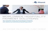 WORLDWIDE HOSPITALITY PAYMENT SOLUTIONS · GLOBAL PAYMENT SOLUTIONS A Hong Kong hotelier asks his ... development of personalized marketing programs that attract more international