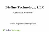 Biofine Technology, LLCbiofinetechnology.com/web_documents/final_presentation...Cellulose Sugars Intermediates I HMF Intermediates II BYPRODUCTS: Tars Levulinic Acid (50wt %) First