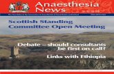 Anaesthesia News - AAGBI · Charting his own growing ... previously to have had a massive blood transfusion, the wishes of the patient’s ... 2009. Anaesthesia News May 2009 Issue