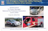 U.S. First Responder Safety Training for Advanced … Fire Protection ... This presentation does not contain any proprietary, confidential, or otherwise restricted ... State Farm Insurance.