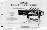 Batch Counting - Bid on Equipment files/MGS MACHINE CORPORATION Batch...Model RPP-432D with Flipper Style ... Batch Counting Batch ... product into a common stack Products Typically