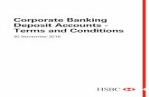 Corporate Banking Deposit Accounts Terms and … · 21. Set off 15 22. Closing an Account 16 23. Blocking an Account 16 24. Inactive Accounts 17 25. Payments 17 26. Code of Banking