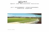 ACT Government Sportsgrounds Service Charter · Web viewACT GOVERNMENT SPORTSGROUNDS SERVICE CHARTER Table of Contents Section Page 1. Principles 4 2. Maintenance of sportsgrounds