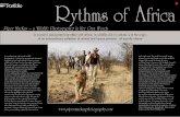 Rythms of Africa - animamundimag.com · respect and preserve the beauty of our fragile planet. I believe great change is made by one person who is emotionally touched by a personal