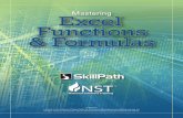 Mastering Excel Functions & Formulasimages.ruceci.com/Pdfs/V694Book.pdf · V694092817 MASTERING EXCEL® FUNCTIONS FORMULAS 2 Course Overview There are more functions in Excel® than
