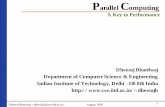 Parallel Computing - ERNETdheerajb/parcomp.pdf · Dheeraj Bhardwaj  August, 2002 3 • If your Applications need more computing power than a sequential