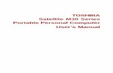 TOSHIBA Satellite M30 Series Portable Personal …content.etilize.com/User-Manual/10190482.pdfFCC information Product Name : Satellite M30 Model number : PSM30 FCC notice "Declaration