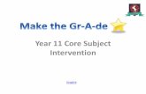 Year 11 Core Subject Intervention€¦ · Tonight's Aims •The aim is to engage parents and get them involved in revision ... •Spread out the range of subjects so that all are