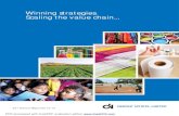 Winning strategies. Scaling the value chain · into Strategic Business Units ... Pharmaceuticals, Paper, Textiles, Detergents, ... Winning Strategies. Scaling the Value Chain... Senior
