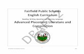 Fairfield Public Schools English Curriculumarchive.fairfieldschools.org/downloads/curriculum/english-la-2013... · feminist literary perspectives ... Presentation applying critical
