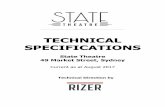 State Theatre Tech Specs July 2017 In and Out 23 2 CONTACT SHEET Administration General Manager Mark Harris +61 2 9373 6853 Office Manager Maddison Honeyman +61 2 9373 6852 Administration