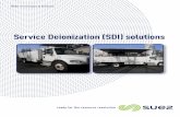 Service Deionization (SDI) solutions - GE Water is now …€¢ Disposable Cartridge Filters • Disposable DI Cartridge Filters • Plastic and Stainless Steel Filter Housings •