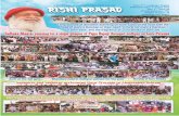 Full page photo - Rishi Prasad limit; and they are — God's name, God (Himself), Self- Realized SatGuru and Guru-Mantra. The glory of God's name, that of Guru-Mantra containing a