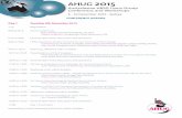 AHUG 2015 - etouches€¦ · 8:15 to 9:00 General Open Floor Discussion and Questions ... recommended practices such as API RP 580 and ... To access a PDF copy of available AHUG 2015