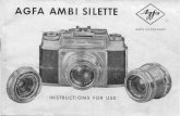 Agfa Ambi Silette instruction manual - Urmonasurmonas.net/manuals/ambisil.pdfThe handling of the Synchro Compur shutter fitted to the Ambi Silette calls for detailed explanation since