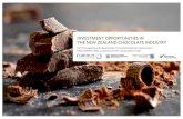 Investment Opportunities in the New Zealand Chocolate ... · THE NEW ZEALAND CHOCOLATE INDUSTRY Part of Emerging Growth Opportunities, ... Beverage Information Project. AUDIENCE .