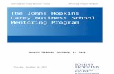 carey.jhu.edu · Web viewand Reading Materials p. 27 I. Overview The Johns Hopkins Carey Business School Mentoring Program The Johns Carey Business School invites all faculty and