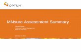 MNsure Assessment Summary - index / Minnesota.gov€“ Applicable Contact Center area – (ACD/IVR/Staffing/Other) – Impact to call wait time – Impact to first call resolution