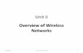Unit II - Mr.Rajiv Bhandari | "Never defeat People Just Win … II Overview of Wireless Networks 10/1/2014 Prof. Prashant Lahane 1 History of wireless communication • Guglielmo Marconi
