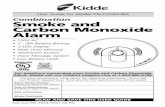 User Guide for Model KN-COSM-IBA Combination Smoke …€¦ · Combination Smoke and Carbon Monoxide Alarm Manual P/N 2544-7201-00 EN For questions concerning your Smoke and Carbon