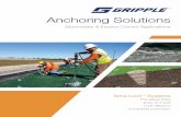 Anchoring Solutions - Gripple Construction...Anchoring Solutions Stormwater & Erosion Control Applications 2 3 Applications The Terra-Lock Anchor System provides a cost effective and