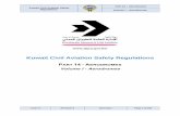 Kuwait Civil Aviation Safety Regulations ·  · 2017-05-15Kuwait Civil Aviation Safety Regulations Volume I ... 33 3.5. Runway end ... ICAO Doc 8643, Aircraft Type Designators;