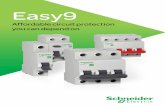 Easy9 - Schneider Electric · Miniature circuit-breakers PB111299-19 PB111300-19 PB111301-19 PB111302-19 1P 2P 3P 4P Earth leakage protection PB111307-19 PB111309-19 2P 4P