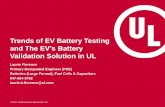 Trends of EV Battery Testing - bsmi.gov.tw · Practice for Electric and Hybrid Electric Vehicle Battery Systems Crash Integrity Testing Published in 1996, revised 2005 ... •Grounding