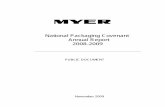 National Packaging Covenant Annual Report 2008-2009 …investor.myer.com.au/FormBuilder/_Resource/_module/dGngnzELxUik… · REPORTING AGAINST ACTION PLAN ... The “Myer National