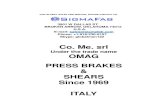 Under the trade name OMAG PRESS BRAKES SHEARS Since 1969 ITALYsigmafab.com/pdf/OMAG/OMAG's Products Catalog.pdf · OMAG PRESS BRAKES & SHEARS Since 1969 ITALY ... The Euro series