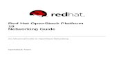 Red Hat OpenStack Platform 10 Networking Guide · Abstract A Cookbook for Common OpenStack Networking Tasks.. . . ... administrators to manage network services through abstraction