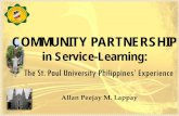 Ten Steps to Designing, Building and Sustaining a .... Allan Peejay... · Paulinian Learners: “Living in a disaster prone area, it is necessary to know what to do during times of
