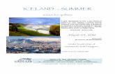 Iceland Tour 2016 - Fat Quarter Shop · Iceland in Summer - A Tour for Quilters Tour Highlights This tour is designed and organized by Icelandic travel professionals who reside in