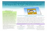 APRIL 2018 Psych Up Ashford!ashfordct.org/documents/april-2018-newsletter.pdfand ways to provide cheap, DIY fidgets for the classroom. Autism Awareness Month April Stress Awareness